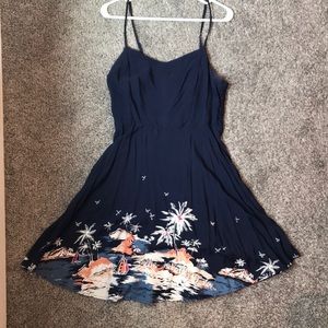Navy Blue Sun Dress